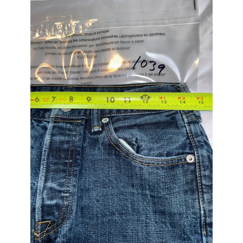Levis 501 Original Fit Jeans Mens 29x32 Medium Wash Blue Denim 00501-0422